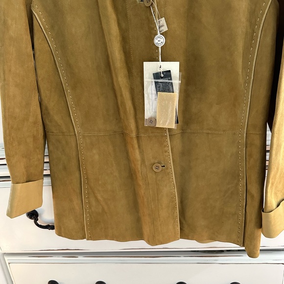 Vera Pelle Designer Leather Blazer - Picture 9 of 15